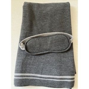 Parachute Merino Travel Kit Gray Blanket Eye Mask Lightweight New without tags.